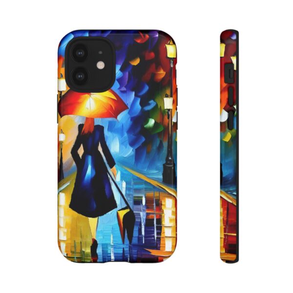 Rainbow Designs Woman With Umbrella On Tough Cases Custom Phone Case For iPhone and Samsung Series - Image 31