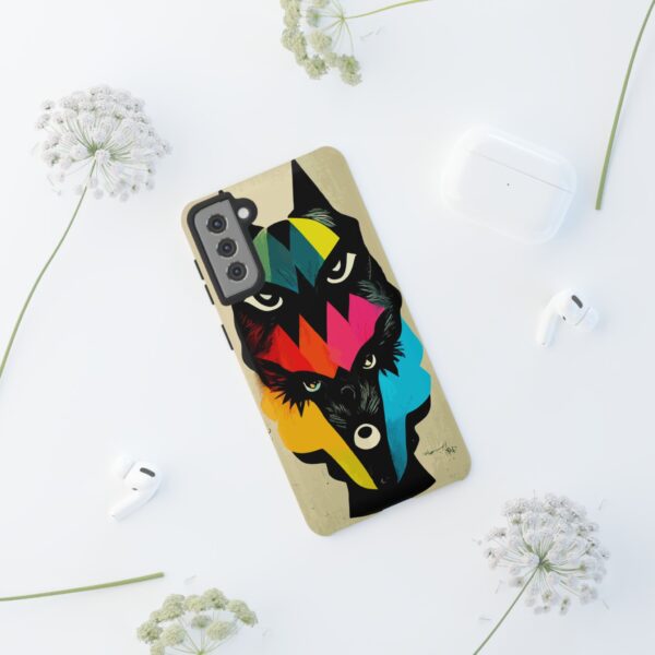 Rainbow Designs Wolf Head On Tough Cases Custom Phone Cases For iPhone Google Pixel and Samsung Series - Image 60