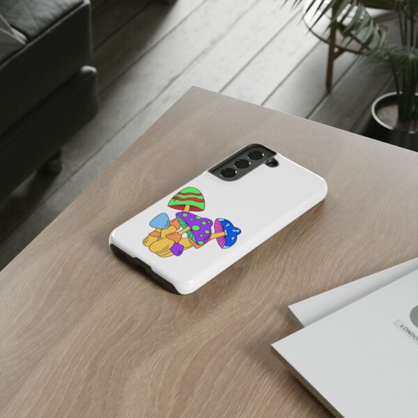 Rainbow Designs Mushrooms On Tough Cases Custom Phone Cases For iPhone and Samsung Series. - Image 84