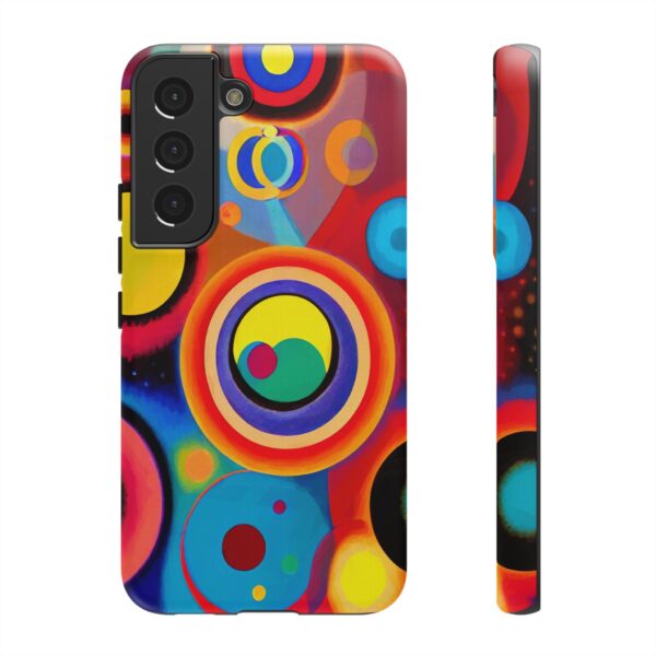 Rainbow Designs Circles in Circles On Tough Cases Custom Phone Cases For iPhone Google Pixel and Samsung Series - Image 85