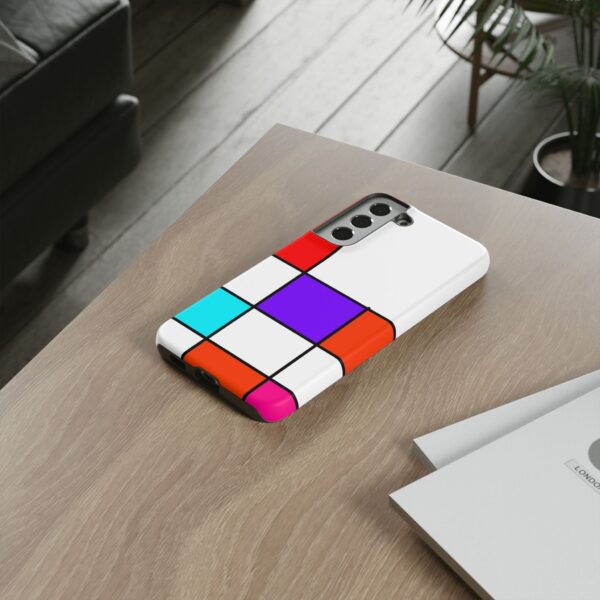 Rainbow Designs Mondrian Art On Tough Cases Custom Phone Cases For iPhone Google Pixel and Samsung Series - Image 90