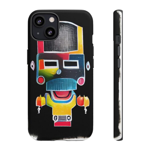 Rainbow Designs Robot On Tough Cases Custom Phone Cases For iPhone Google Pixel and Samsung Series - Image 41