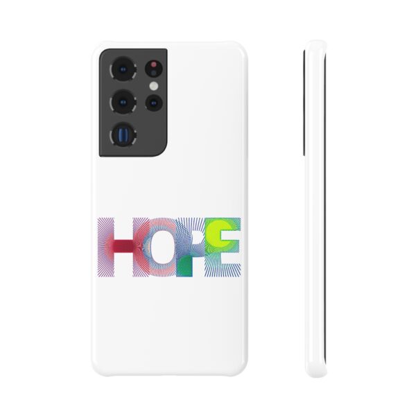 Rainbow Designs "HOPE" On Slim Snap Case For Samsung Galaxy S 21 Plus - Image 5