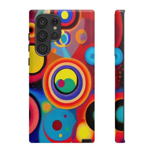 Rainbow Designs Circles in Circles On Tough Cases Custom Phone Cases For iPhone Google Pixel and Samsung Series - Image 93