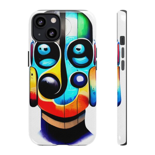 Rainbow Designs Robot On Tough Cases Custom Phone Cases For iPhone Google Pixel and Samsung Series - Image 39