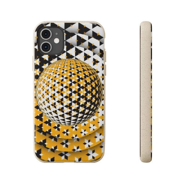 Yellow Gold Sphere Biodegradable Cases For iPhone and Samsung - Image 61