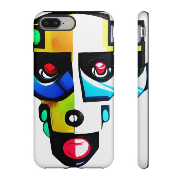 Rainbow Designs Robot On Tough Cases Custom Phone Cases For iPhone Google Pixel and Samsung Series - Image 4