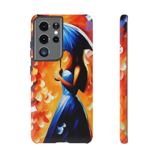 Rainbow Designs Woman With Umbrella On Tough Cases Custom Phone Case For iPhone and Samsung Series - Image 65