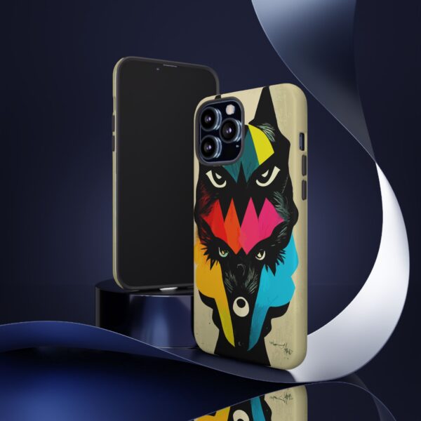 Rainbow Designs Wolf Head On Tough Cases Custom Phone Cases For iPhone Google Pixel and Samsung Series - Image 54