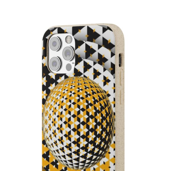 Yellow Gold Sphere Biodegradable Cases For iPhone and Samsung - Image 43