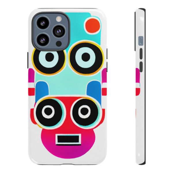 Rainbow Designs Robot On Tough Cases Custom Phone Cases For iPhone Google Pixel and Samsung Series - Image 51