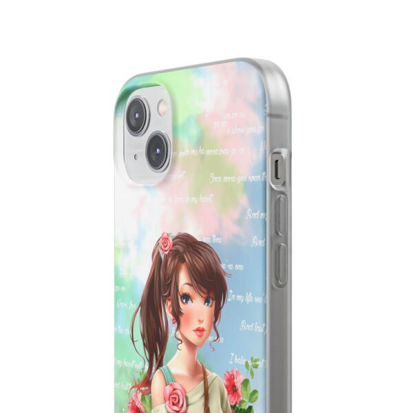 Girl With Flowers Flexi Cases for Samsung and iPhone - Image 234