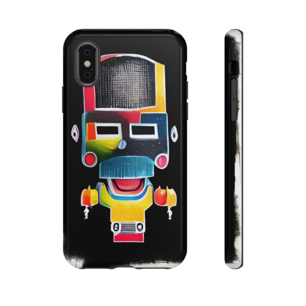 Rainbow Designs Robot On Tough Cases Custom Phone Cases For iPhone Google Pixel and Samsung Series - Image 5