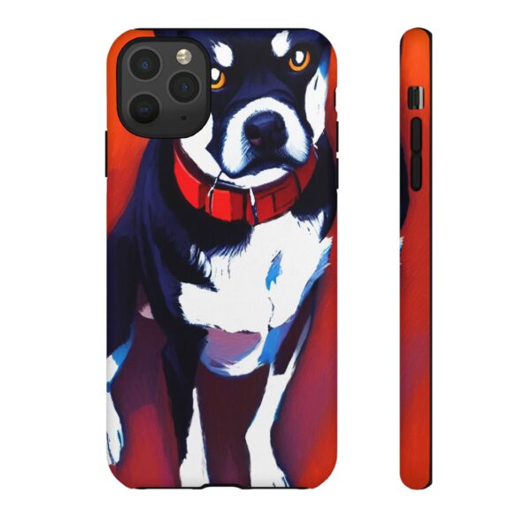 Rainbow Designs Dog Portrait On Tough Cases Custom Phone Cases For iPhone Google Pixel and Samsung Series. - Image 24