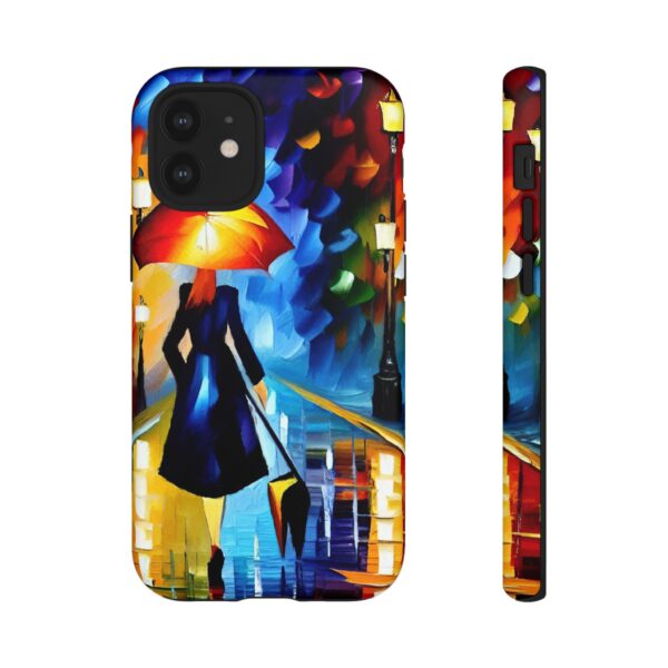 Rainbow Designs Woman With Umbrella On Tough Cases Custom Phone Case For iPhone and Samsung Series - Image 32