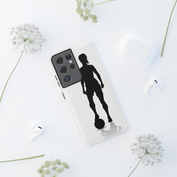 Silhouette Football Player Women Tough Cases Custom Phone Cases For iPhone Google Pixel and Samsung Series - Image 60