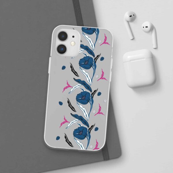 Rainbow Designs Blue Poppies On Flexi Cases Custom Phone Cases For iPhone and Samsung Series - Image 73