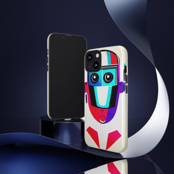 Rainbow Designs Robot On Tough Cases Custom Phone Cases For iPhone Google Pixel and Samsung Series - Image 40