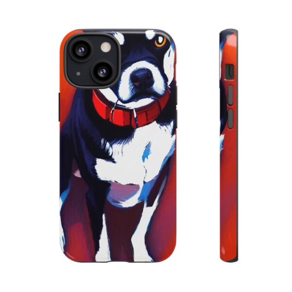 Rainbow Designs Dog Portrait On Tough Cases Custom Phone Cases For iPhone Google Pixel and Samsung Series. - Image 43