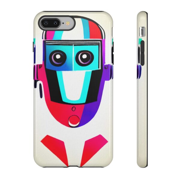 Rainbow Designs Robot On Tough Cases Custom Phone Cases For iPhone Google Pixel and Samsung Series - Image 3