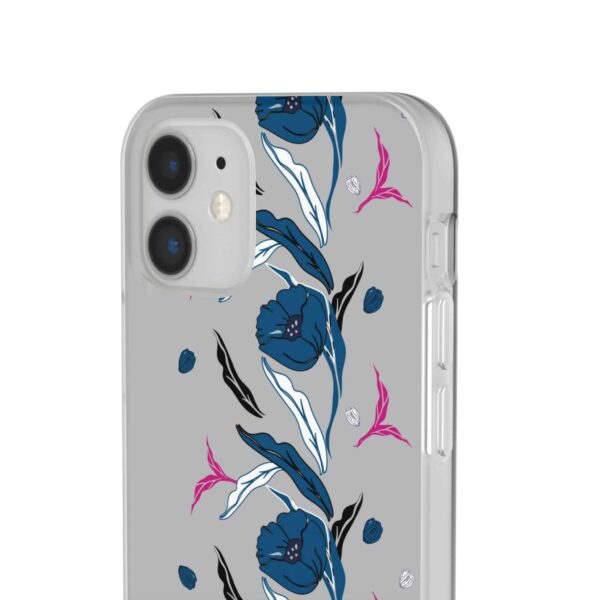 Rainbow Designs Blue Poppies On Flexi Cases Custom Phone Cases For iPhone and Samsung Series - Image 44