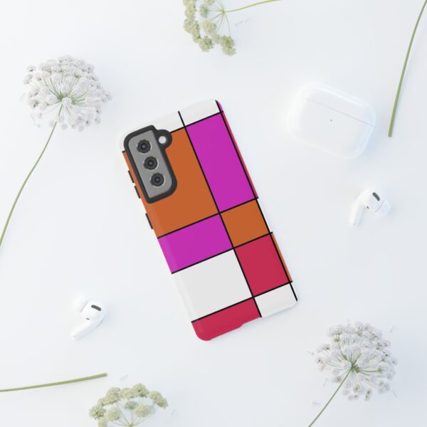 Rainbow Designs Mondrian Art On Tough Cases Custom Phone Cases For iPhone Google Pixel and Samsung Series - Image 56