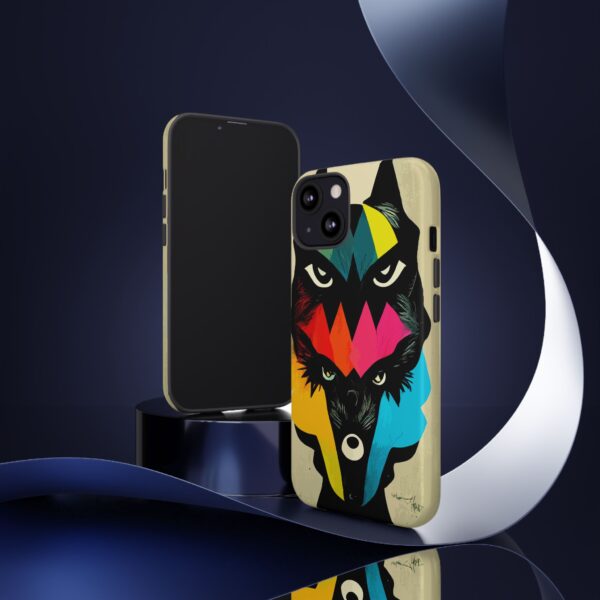 Rainbow Designs Wolf Head On Tough Cases Custom Phone Cases For iPhone Google Pixel and Samsung Series - Image 40