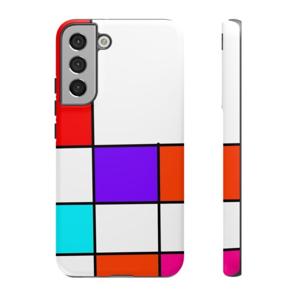 Rainbow Designs Mondrian Art On Tough Cases Custom Phone Cases For iPhone Google Pixel and Samsung Series - Image 89