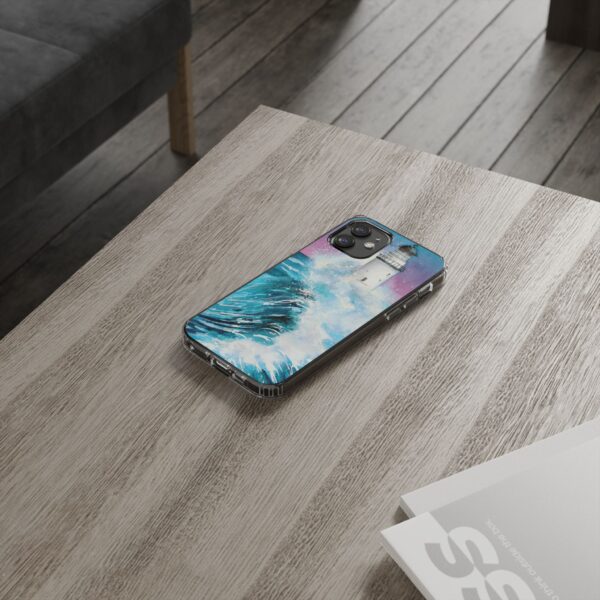 Crashing Waves Clear Case 🌊 for the enchanting iPhone 14! 📱✨ - Image 23