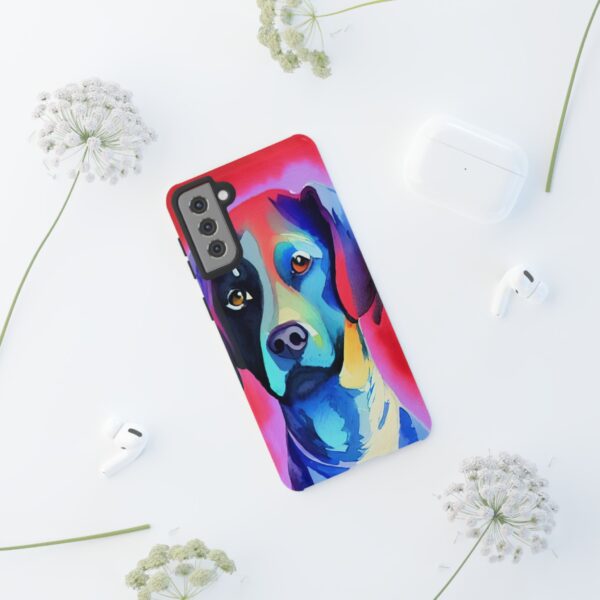 Rainbow Designs Dog Portrait On Tough Cases Custom Phone Cases For iPhone Google Pixel and Samsung Series - Image 60