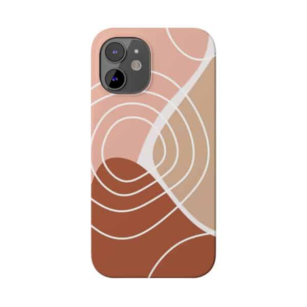 Abstract Color Block With White Circle Slim Phone Cases Case-Mate Custom Phone Cases For iPhone and Samsung Galaxy Models - Image 43