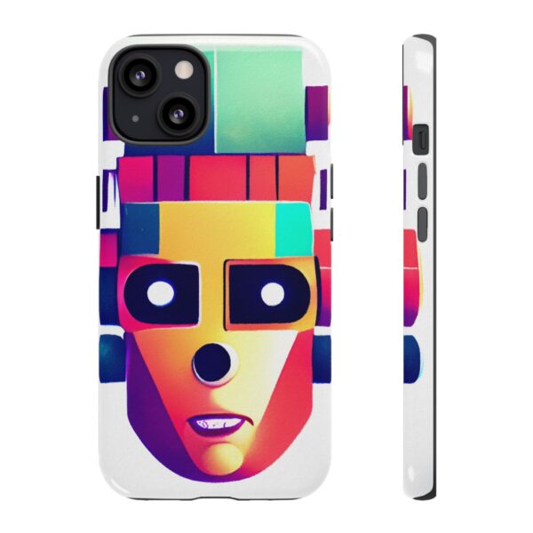 Rainbow Designs Robot On Tough Cases Custom Phone Cases For iPhone Google Pixel and Samsung Series - Image 39