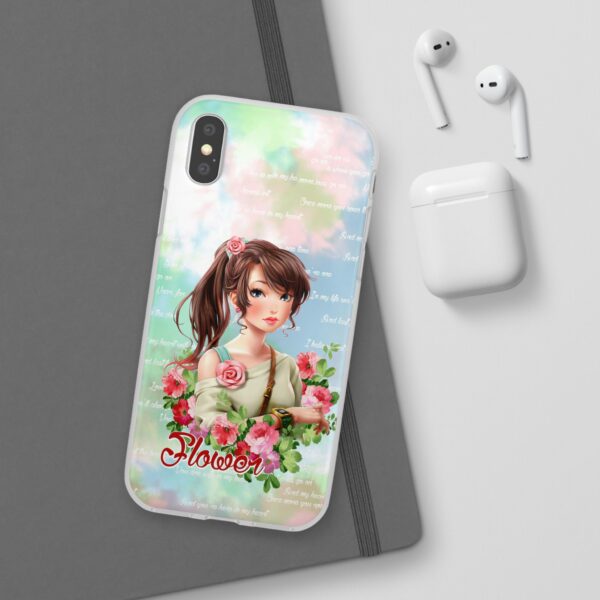 Girl With Flowers Flexi Cases for Samsung and iPhone - Image 21