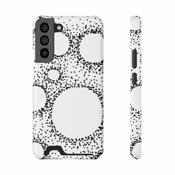 Rainbow Designs Round Shapes On Phone Case With Card Holder Custom Phone Case For iPhone and Samsung - Image 13