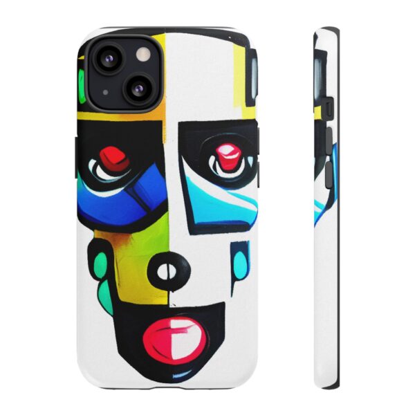 Rainbow Designs Robot On Tough Cases Custom Phone Cases For iPhone Google Pixel and Samsung Series - Image 41