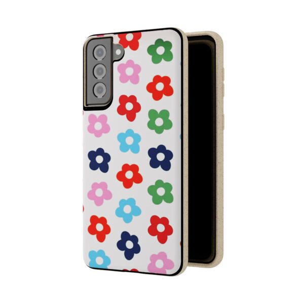 Modern Flower Pattern Biodegradable Cases 🌿🌼 For iPhone and Samsung! 📱🌿 - Image 130