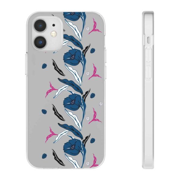 Rainbow Designs Blue Poppies On Flexi Cases Custom Phone Cases For iPhone and Samsung Series - Image 71