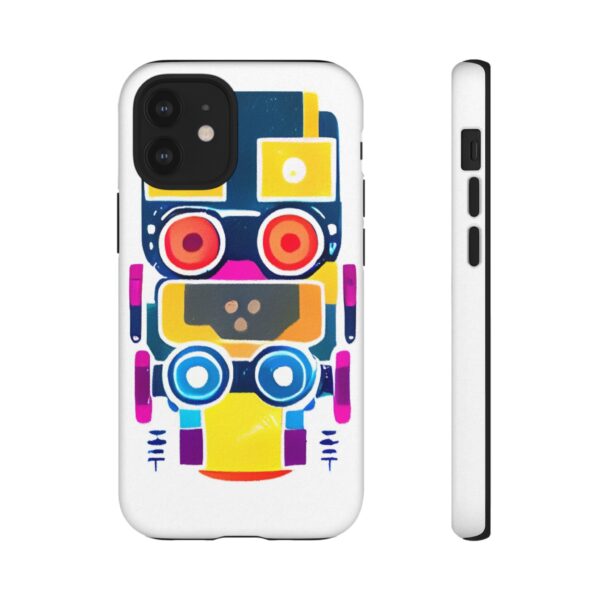 Rainbow Designs Robot On Tough Cases Custom Phone Cases For iPhone Google Pixel and Samsung Series - Image 32