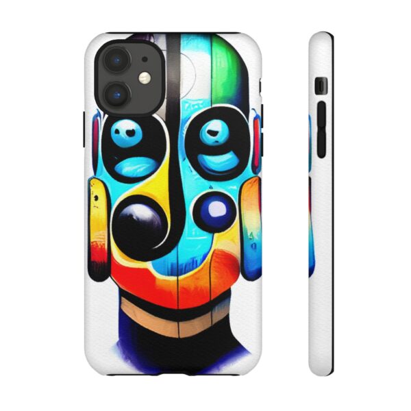 Rainbow Designs Robot On Tough Cases Custom Phone Cases For iPhone Google Pixel and Samsung Series - Image 20