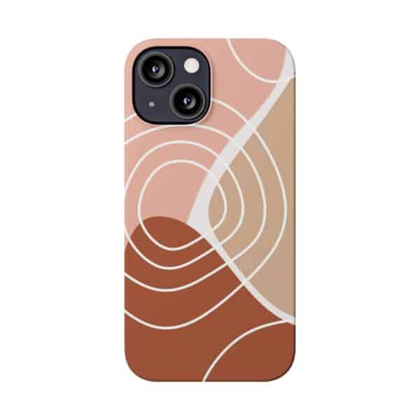 Abstract Color Block With White Circle Slim Phone Cases Case-Mate Custom Phone Cases For iPhone and Samsung Galaxy Models - Image 27