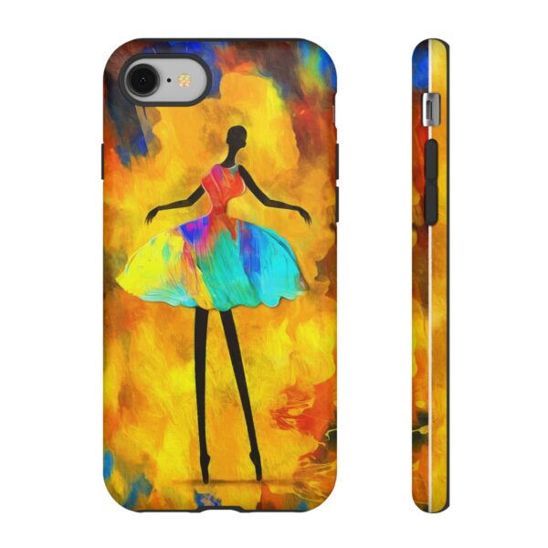 Rainbow Designs Ballerina On Tough Cases Custom Phone Cases For iPhone Google Pixel and Samsung Series - Image 2