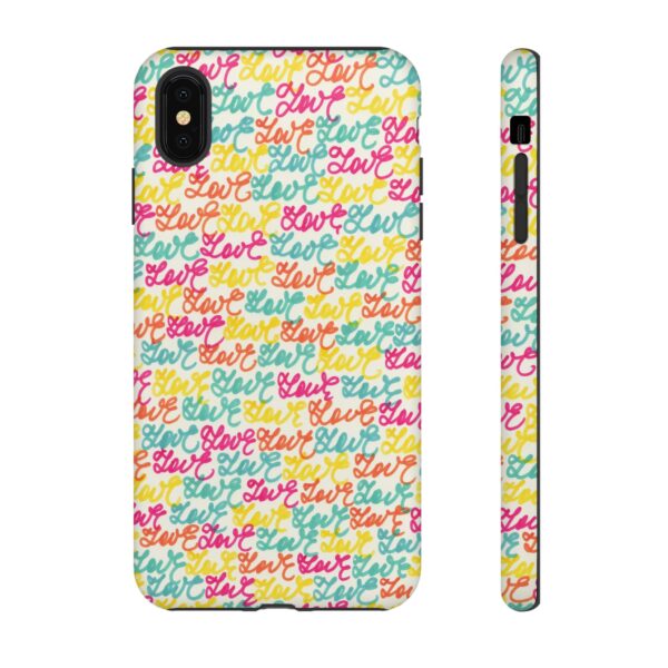 Rainbow Designs Colorful Love Letters On Tough Cases Custom Phone Cases For iPhone Google Pixel and Samsung Series - Image 12