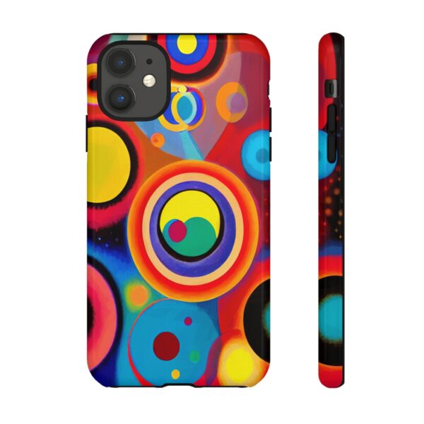 Rainbow Designs Circles in Circles On Tough Cases Custom Phone Cases For iPhone Google Pixel and Samsung Series - Image 19