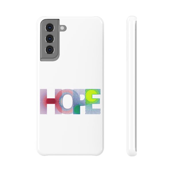 Rainbow Designs "HOPE" On Slim Snap Case For Samsung Galaxy S 21 Plus