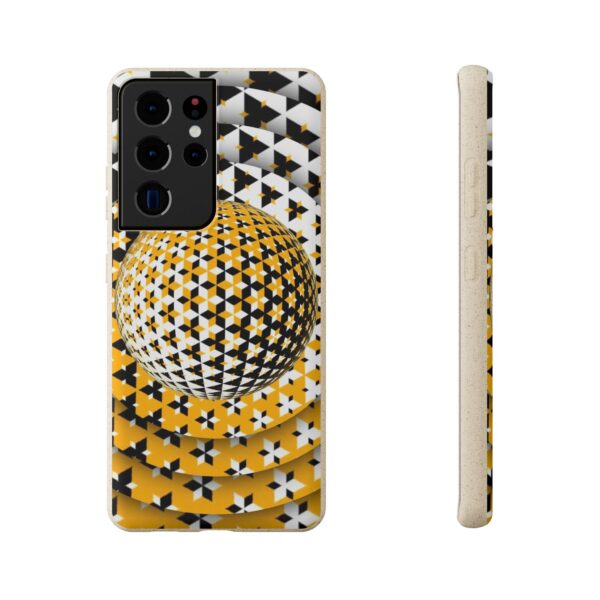 Yellow Gold Sphere Biodegradable Cases For iPhone and Samsung - Image 133