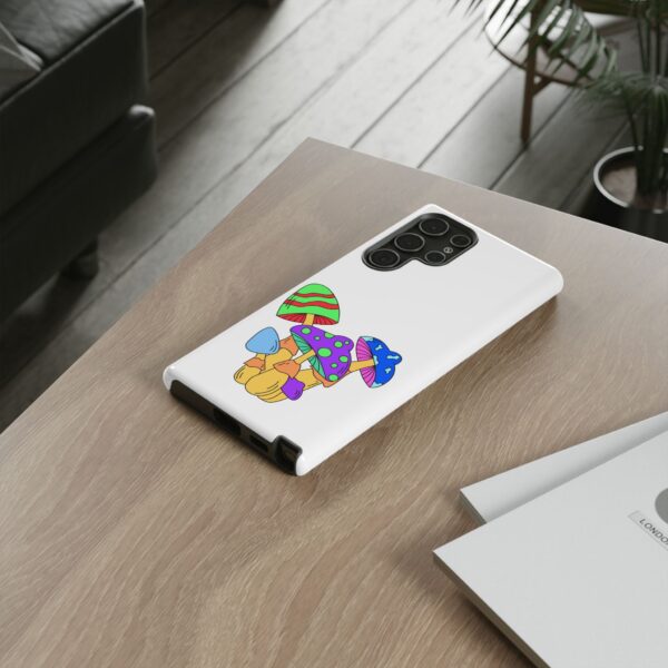 Rainbow Designs Mushrooms On Tough Cases Custom Phone Cases For iPhone and Samsung Series. - Image 92