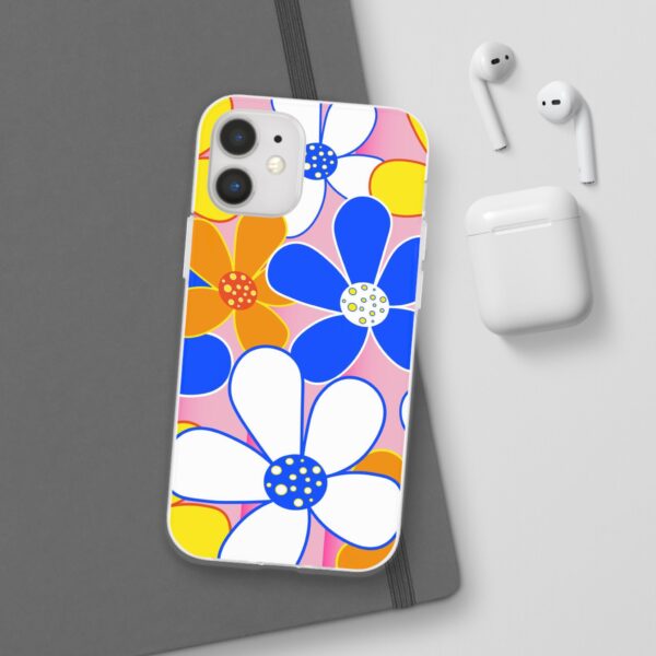 Cartoon Flowers Flexi Cases For iPhone and Samsung - Image 45