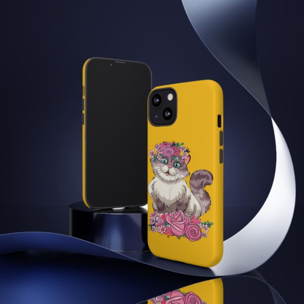 Rainbow Designs Cute Cat On Tough Cases Custom Phone Cases For iPhone Google Pixel and Samsung Series - Image 42