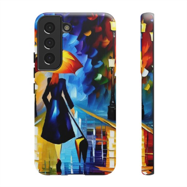 Rainbow Designs Woman With Umbrella On Tough Cases Custom Phone Case For iPhone and Samsung Series - Image 85