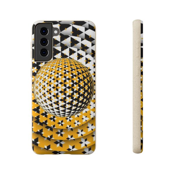 Yellow Gold Sphere Biodegradable Cases For iPhone and Samsung - Image 129